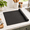 Black-36"L x 24"W, variant on Translucent 36"L x 24"W Silicone Counter & Drying Mat, Heat Resistant Multipurpose Craft Kitchen Mat