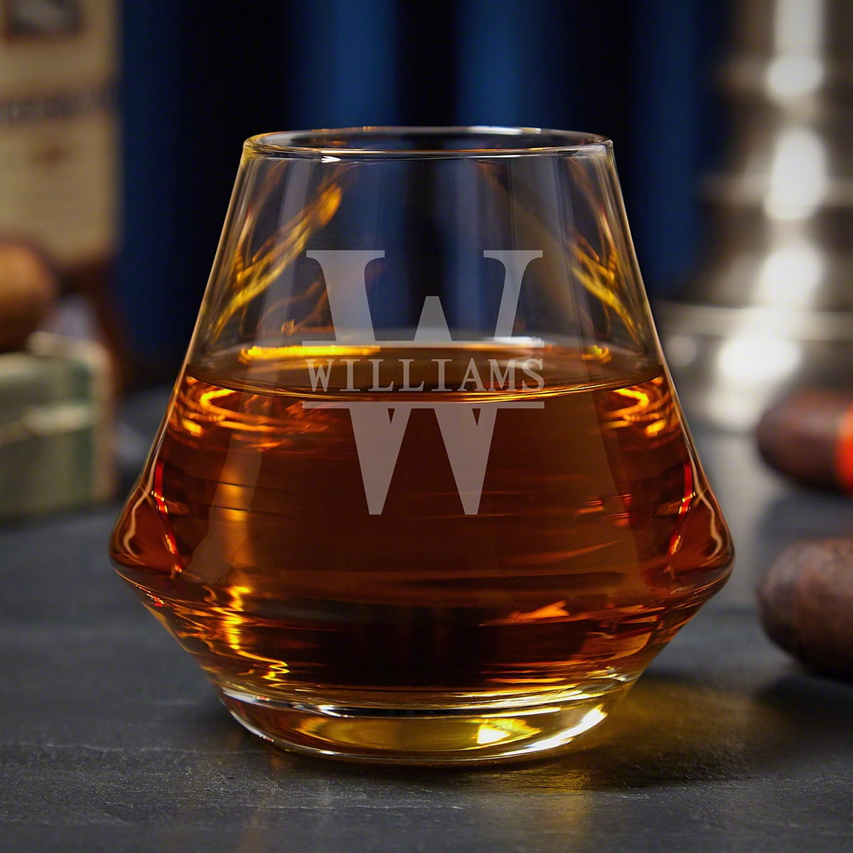 Oakmont Engraved DiMera Cocktail Glass