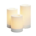 thumbnail image 4 of White 3-Pack LED Pillar Candles by Ashland, 4 of 7