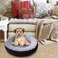 thumbnail image 3 of LSLJS Tapis pour Chien Épais et Chaud, Amovible et Lavable, Kennel Rond, Fournitures pour Animaux, 3 of 6
