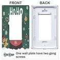thumbnail image 3 of Yayeee Rocker Switch Wall Plate 3-Gang 6.5"x4.6" Home Decorative Outlet Cover, Christmas Cat, 3 of 6
