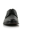 thumbnail image 3 of Ferro Aldo Jaxon MFA19691 Men's Plain-Toe Derby Casual Dress Shoes, in Embossed Black, Men's Size 6.5, 3 of 8