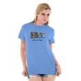 thumbnail image 5 of Bathroom Line Long Ladies Room Women's Graphic T Shirt Tees Brisco Brands M, 5 of 6
