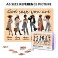 thumbnail image 6 of African American Women 300 Pieces Jigsaw Puzzles for Adults - Black Women God Says You Are Inspirational Puzzles Fun Game Gift, 6 of 8