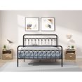 thumbnail image 2 of Topcobe Classic Metal Platform Bed Frame, Mattress Foundation with Headboard & Footboard, No Box Spring Needed, Black, 2 of 7
