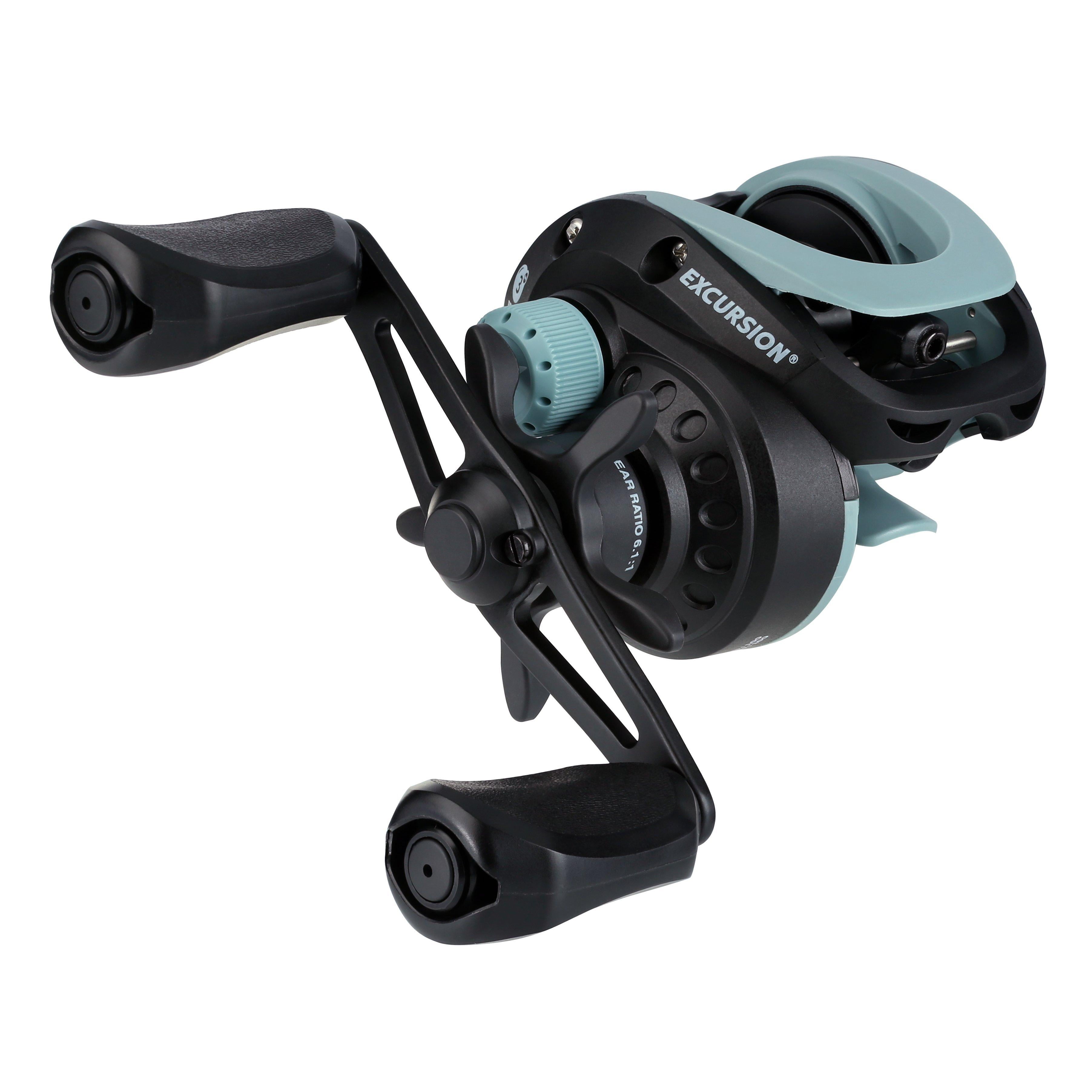 Shakespeare Excursion Low Profile Baitcast Fishing Reel, Right-Handed