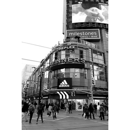 LAMINATED POSTER Monochrome City Urban People Man Black And White Poster Print 24 x