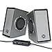 thumbnail image 3 of GOgroove Laptop Computer Speakers - SonaVERSE O2 USB Powered Desktop Speakers with Dual Passive Bass Woofers, Built-in Volume Dial, Sleek Compact Design for Small Desks and Mobile PCs (Black), 3 of 4
