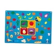 thumbnail image 1 of -Tablero de fieltro para narración de cuentos, juguetes sensoriales, decoración de habitación, tablero de fieltro DIY, tablero de actividades de jugue Verdura Baoblaze Juguetes de tablero de fieltro, 1 of 7