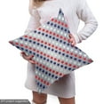 thumbnail image 4 of Ambesonne USA Fabric by the Yard Upholstery, Patriotic Western Salute, 2 Yards, Grey Indigo Red, 4 of 4