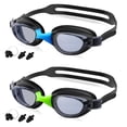 thumbnail image 1 of Gafas de Natación, Goggles Adulto Natacion, Juego de 2 Gafas de Natación Con Tapón Nasal y Clip Nasa multicolor, 1 of 7