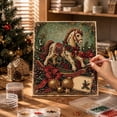 thumbnail image 7 of Sparkling Pearl Diamond Art Kit, 12X8 in Christmas Canvas, Screen-Free Resin Craft, Unique Holiday Gift and Wall Decor for Women, 7 of 7