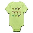 thumbnail image 1 of CafePress - Colorful Horse Pattern Body Suit - Baby Light Bodysuit, 1 of 1