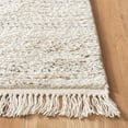 thumbnail image 3 of SAFAVIEH Casablanca Axel Solid Wool Shag Area Rug, Beige, 4' x 6', 3 of 9