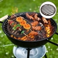 thumbnail image 3 of Rejilla de cocción de hierro fundido: Rejilla de carbón de repuesto, parrilla inferior de hierro fundido, repuestos de carbón, accesorios para barbacoa de 20 cm, 3 of 8