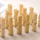 thumbnail image 1 of Pinzas de madera para colgar ropa, 3,5 pulgadas, 20 piezas, pinzas de madera resistentes, pinzas para ropa para manualidades, pinzas de madera para cuadros. Resistentes al óxido, 1 of 5