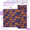 thumbnail image 5 of Halloween Pumpkin Bat Pattern Toddler Nap Mats for Kids Preschool,51"x22" Sleeping Mat Bag or Kids,Toddler Sleeping Bag,Toddler Nap Mat or Daycare, 5 of 6