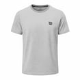 thumbnail image 1 of Playera Deportiva Wilson para Hombre Melange Sport Manga Corta Color Blanco Talla G, 1 of 4