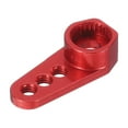 thumbnail image 4 of Aluminum Alloy 1/18 25T Steering Servo Arm Horn Red for DIY RC Car/Boat/Airplane Boat 2 Pcs, 4 of 6
