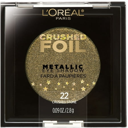 L'Oreal Paris Crushed Foils Metallic Eye Shadow, Crushed Stone