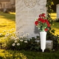 thumbnail image 6 of Artificial Cemetery Flowers, Binkne Silk Memorial Day Rose Flowers Bouquet, Outdoor Grave Flowers for Grave Vase Cemetery Graveyard Headstones, 6 of 9