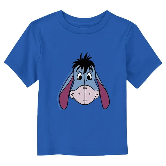 Toddler's Winnie the Pooh Eeyore Large Portrait  Graphic Tee Royal Blue 2T
