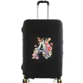 thumbnail image 3 of Housse de Valise Housses de Protection Valise de Voyage Anti-Rayures Housse Anti-Poussière Réutilisable Housse Lavable Motif Imprimé Papillon 8butterfly letter D S, 3 of 6