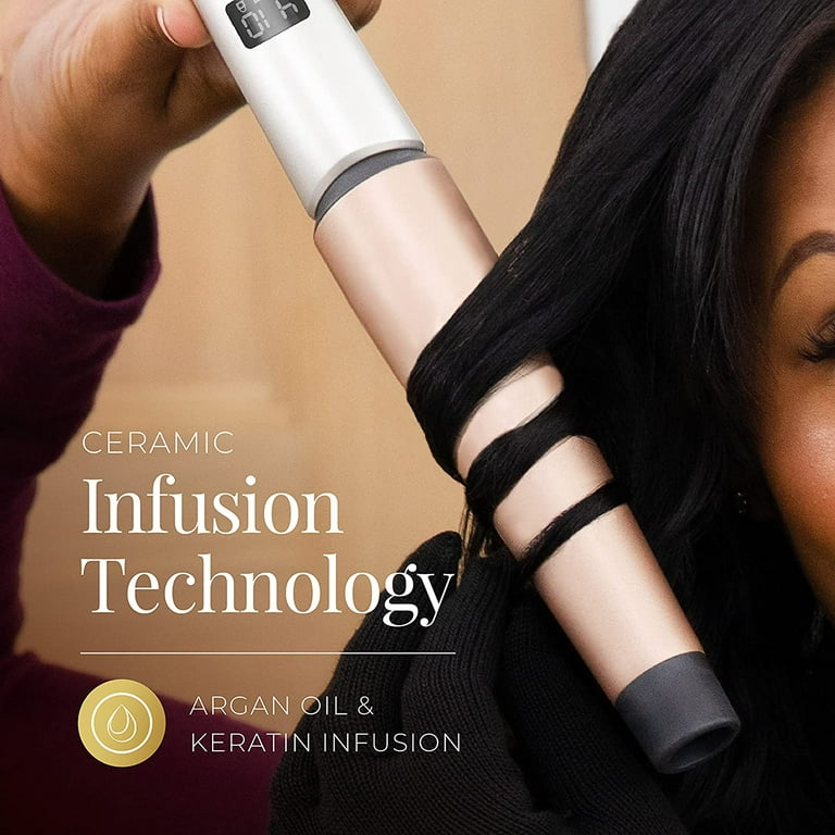 Remington Shine Therapy 1 1 2 Tapered Styling Curling Wand Infused with Argan Oil Keratin Walmart