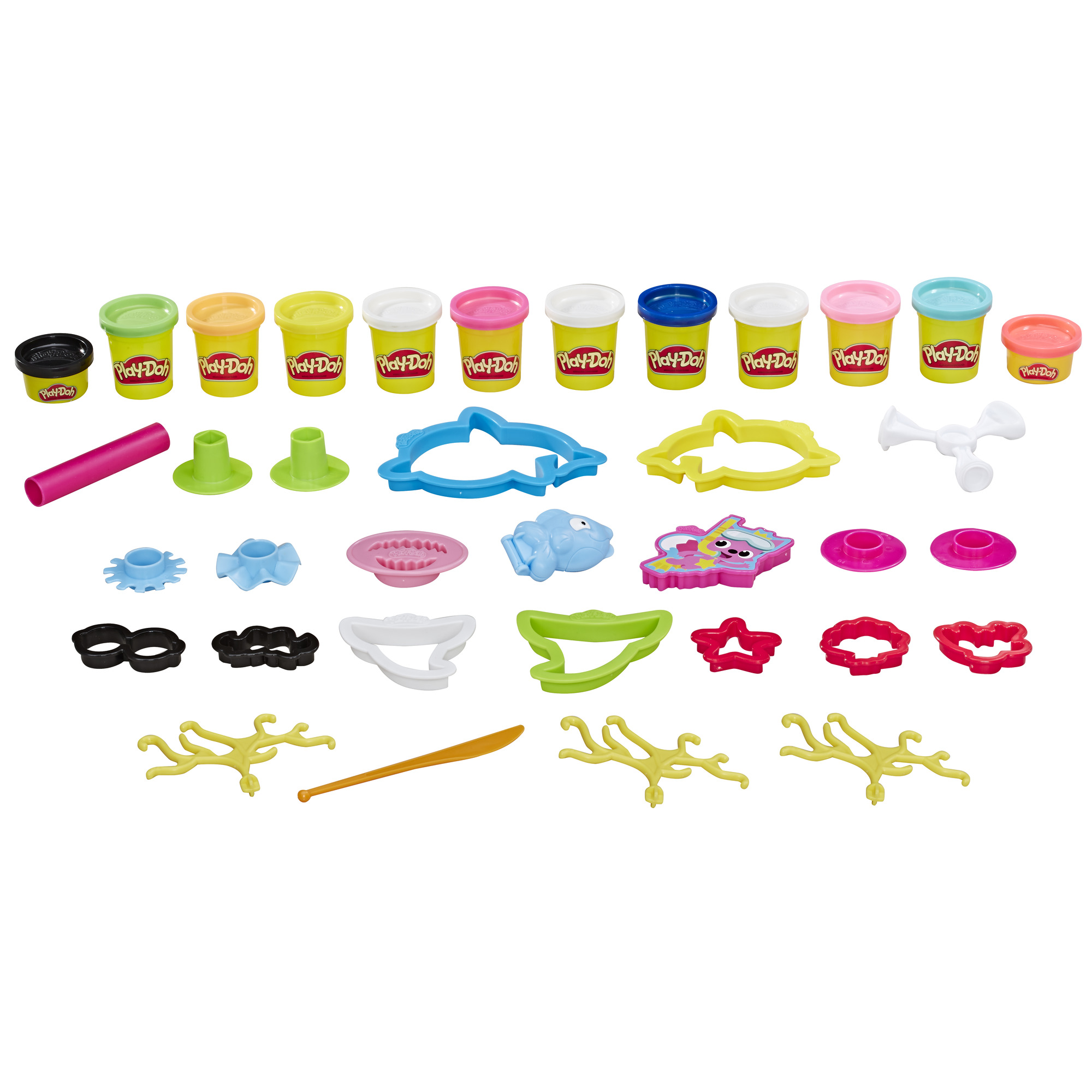 Play-Doh Pinkfong Baby Shark Set with 12 Non-Toxic Cans (22 oz) - image 3 of 8