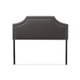 thumbnail image 2 of Baxton Studio Avignon Modern and Contemporary Dark Grey Fabric Upholstered Queen Size Headboard, 2 of 4