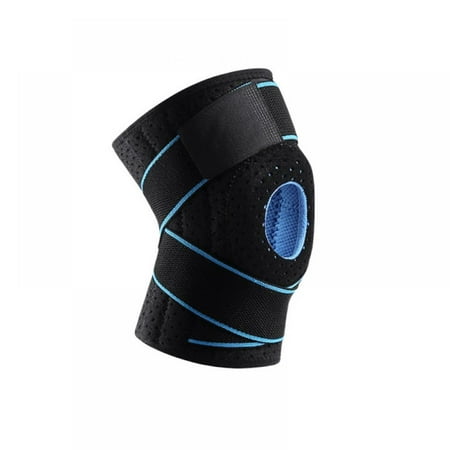 

Promotions! 1Pcs Knee Pads Cold Fast Drying Silicone With 4 Spring Stabilizer Sports Patella Support Hose Knee Brace