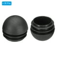 thumbnail image 3 of Uxcell Plastic Tubing End Caps, Round Hole Plug Insert for Round Iron Pipe Chair Leg Patio Furniture 1-1/4", 3 of 6