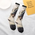 thumbnail image 5 of Salouo Swordsman Cool Dragon Print Women's Men's Ankle Socks 1-pack Casual Athletic Socks for Unisex Adult Moisture-Wicking Socks for Daily Wear/Running/Sport, 5 of 8