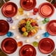 thumbnail image 5 of Platos de papel dorados para fiestas | Paquete de 10 platos desechables para la cena | Platos decorativos resistentes de 18 cm/7 pulgadas para cumpleaños y eventos, 5 of 6