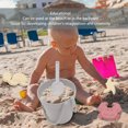 thumbnail image 4 of Kids Beach Bucket Toy Set, Silicone Portable Durable Kids Beach Toys Set Interactive  For Summer, 4 of 8