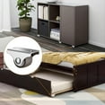 thumbnail image 2 of Mini Ruedas Fijas, Pequeñas de Perfil Bajo con Tornillos, Rígidas Goma Silenciosas para Muebles, Paquete 8, 2 of 7
