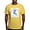 Yellow, variant on - Bearded Lady Logo T Shirt - Men's Classic Graphic T-Shirt
