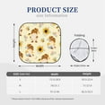 thumbnail image 3 of Haiem Watercolor Bee Honey Honeycomb Bee Windshield Sun Shade: Universal Foldable 2-Piece Car Front Window Sunshade - Blocks Uv Rays, And Reduces Heat,Essential Car Accessory Medium, 3 of 7