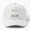 White, variant on Grace Not Works Baseball Hat, Christian Faith Statement Graphic Design, Classic Cap
