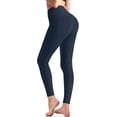 thumbnail image 1 of Women's Fleece Lined Leggings Winter High Waisted Soft Stretch Thermal Warm Workout Yoga Pants S-2xl, 1 of 5
