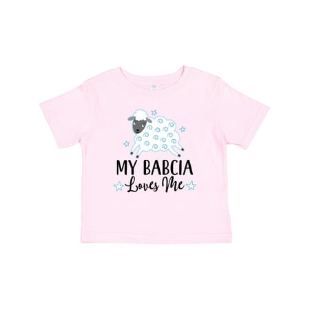 

Inktastic My Babcia Loves Me Outfit Gift Baby Boy or Baby Girl T-Shirt