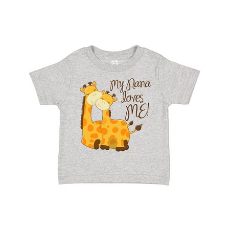 

Inktastic My Nana Loves Me! Gift Toddler Boy or Toddler Girl T-Shirt