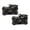 Black*Two, variant on 2 Pcs Dog Poop Bags Dispenser, Bone Shaped Pet Dog Waste Bag Holder, Plastic Garbage Bag Dispenser Carrier Case Leak-Proof Large Lavender Scented Doggie Pet Waste Bags