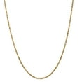 thumbnail image 1 of Solid 14K 2.5mm Milano Rope Chain Bracelet / Anklet, 1 of 3