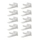 thumbnail image 3 of Bearachild Ganchos para sombreros montados en la pared, estante multifuncional para sombreros, resistente y duradero, 10 Uds. Almacenamiento y organización del hogar Blanco 4.2x3.2 cm, 3 of 6