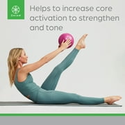 Gaiam Mini Ab Ball, Fuchsia, 8 Inch, Inflatable