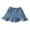 Z22 Sky Blue, variant on Kids Girls Skirts Solid Color Elastic Waist A-Line Flutter Summer Comfortable Toddler Girls Denim Skirt Size 3-4 Years Blue
