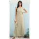 thumbnail image 4 of Vestido Maxi de Verano 2025 para Mujer, Informal, Holgado, con Abertura, Sin Arrugas, , con Bolsillos, Color Caqui M, 4 of 9