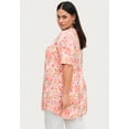 thumbnail image 2 of Ellos Plus Size Short Sleeve Inverted Pleat Tunic, 2 of 2