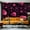 Color1, variant on VVLUXIDECO Canvas Wall Mural Peel and Stick Large Wallpaper Rose gradient hearts black seamless Wall Art Decor for Living Room Bathroom Self Adhesive and Removable 69in x 98in